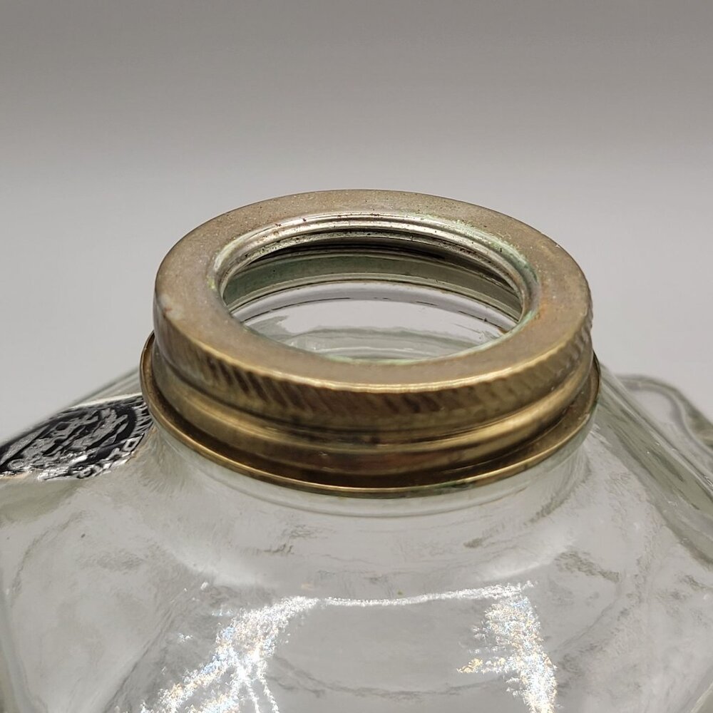 Lamplight Farms Oil Lamp Clear Glass Horse Drawn Carriage Brass Fittings No Wick - Picture 8 of 11
